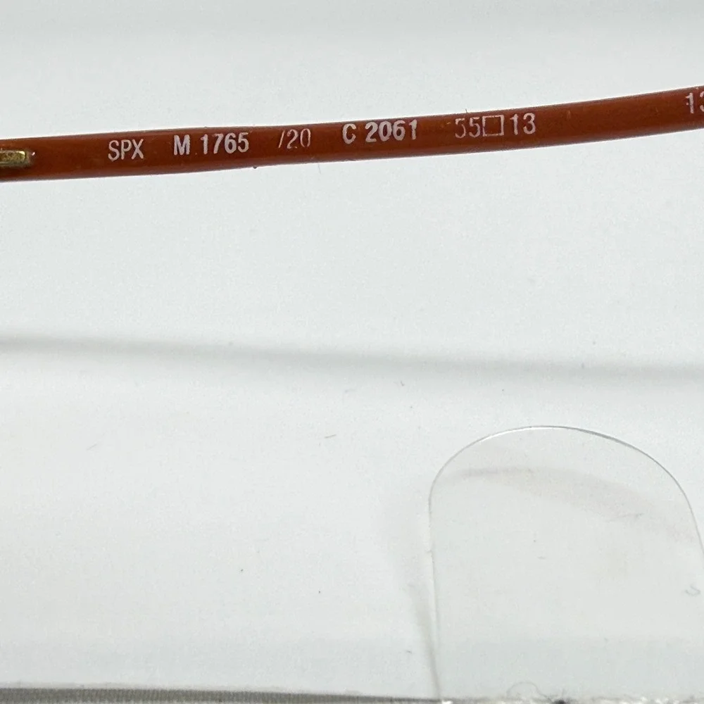SPX M 1765 Oversized Round Clear Lens Glasses Frame Austria‎ 55 13 21145